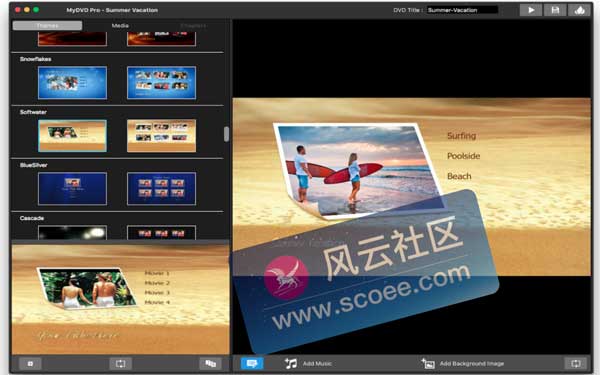 Mydvd Pro For Mac 1 2 8 破解版 专业的dvd光盘菜单制作和刻录工具 风云社区